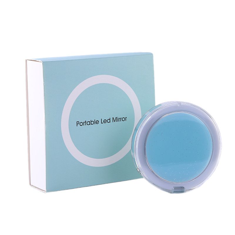 LED Lights Mini Pocket Makeup Mirror