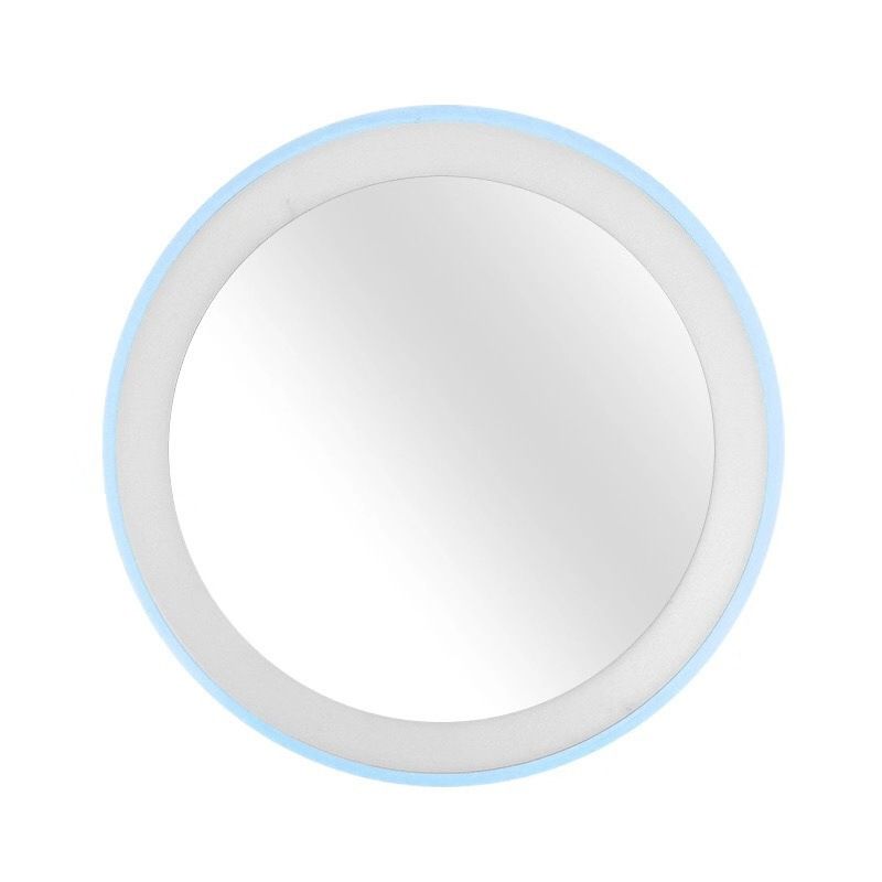 Mini Portable Round Makeup Cosmetic Mirror With LED Lights