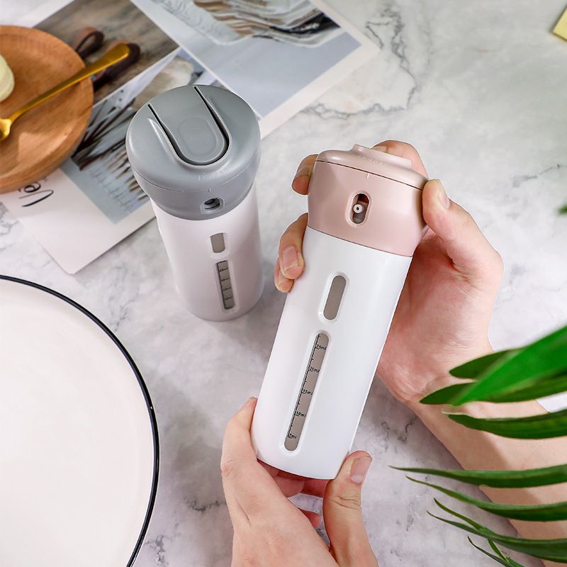 Travel 4-in-1 Refillable Bottle Toiletries Lotion Shampoo Emulsion Gel Dispenser