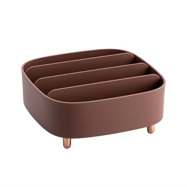 Anti-slip Plastic Cosmetics Organizer Makeup Storage Box