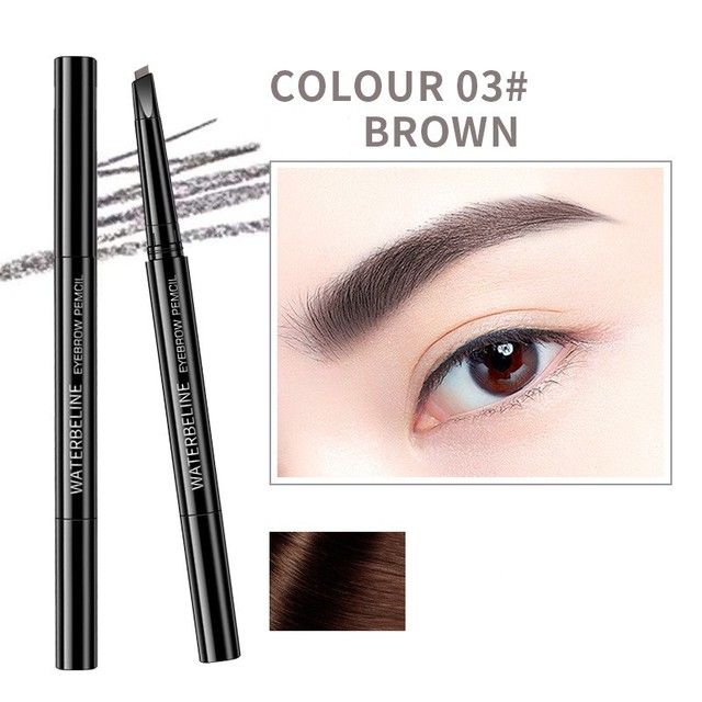 Waterproof Natural Makeup Double Head Eyebrow Pencil