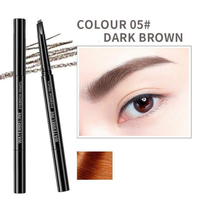 Waterproof Natural Makeup Double Head Eyebrow Pencil