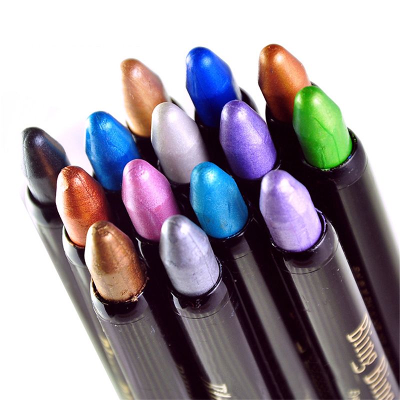 15 Colors Eye Shadow Pencil Waterproof Long Lasting Eye Highlighter