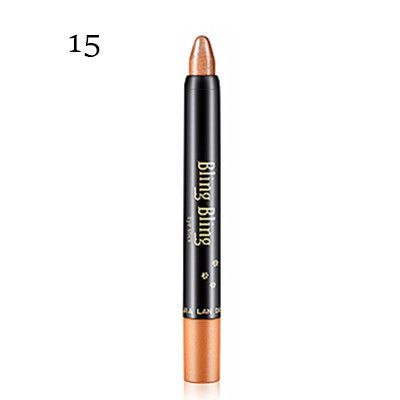 15 Colors Eye Shadow Pencil Waterproof Long Lasting Eye Highlighter