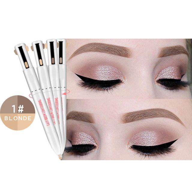 4 in 1 Easy to Wear Eyebrow Contour Pen Defining Highlighting Brow Pen