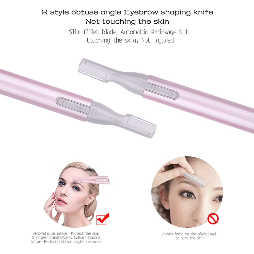 Electric Face Eyebrow Trimmer Shaver Blade Razor Epilator