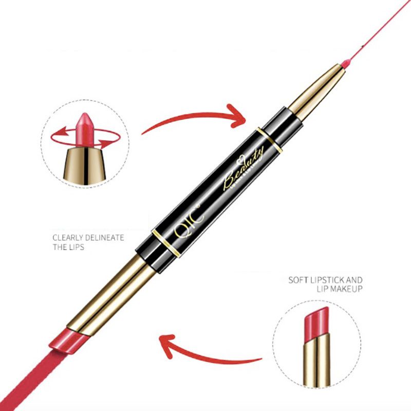 Hard To Decolor Double Head Rotary Matte Lip Pen