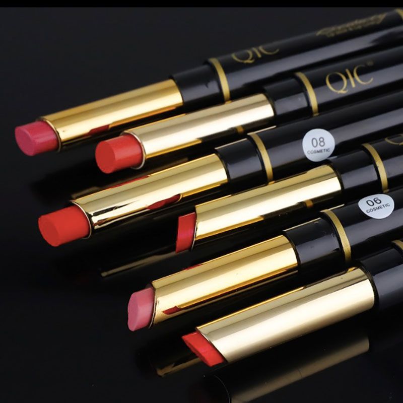 Hard To Decolor Double Head Rotary Matte Lip Pen