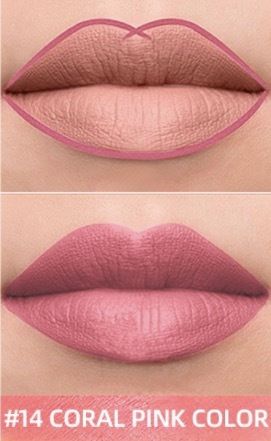 Hard To Decolor Double Head Rotary Matte Lip Pen