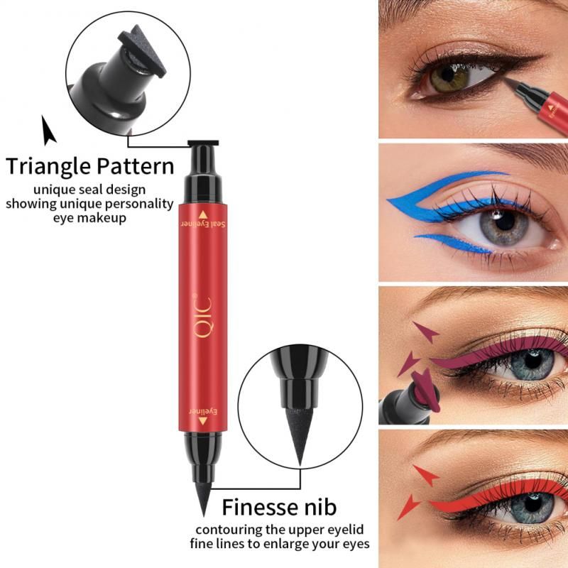 Seal Stamp Liquid Eyeliner Pen Double Headed Eye Liner