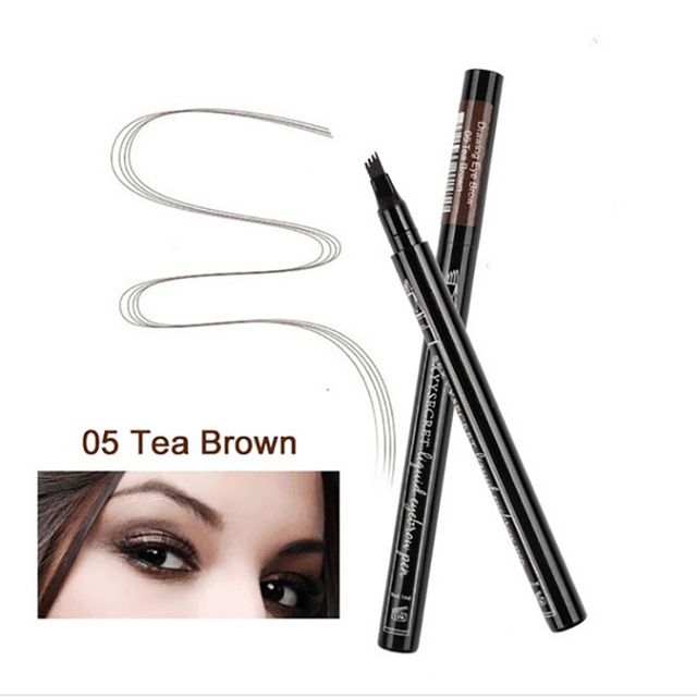 Four-Claw Eyebrow Pen Waterproof Liquid Eyebrow