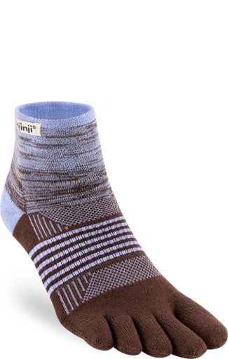 Injinji Women's Trail Midweight Mini-Crew, Colour: Periwinkle, Size: XS/S