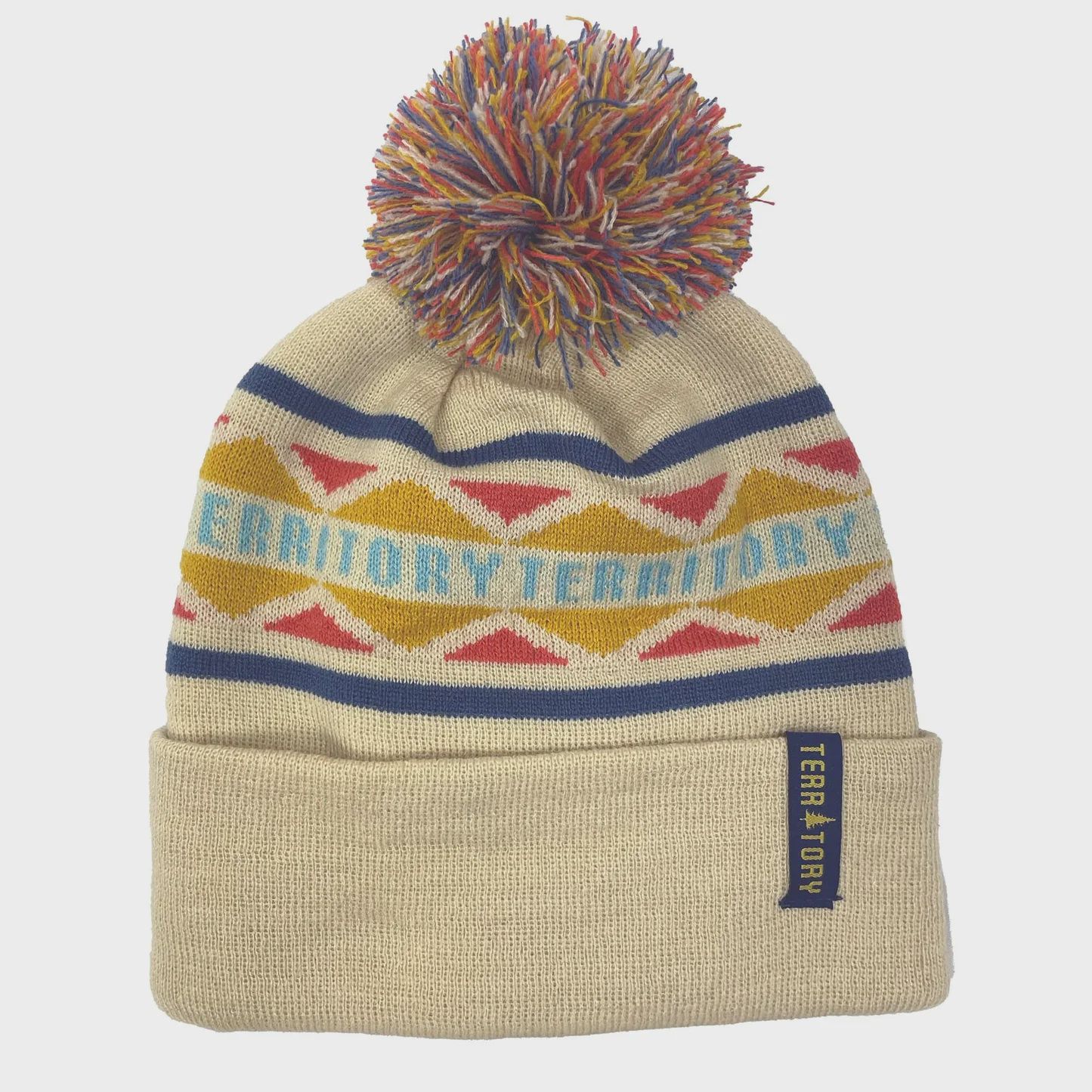 Territory Pom Beanie - Cream