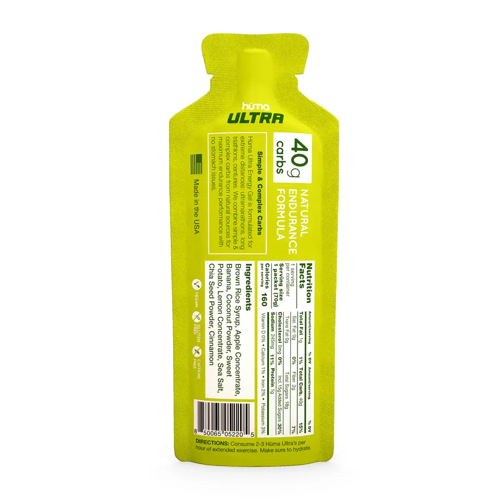 Huma Chia Energy Gel Ultra - Apple Pie