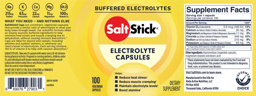 SaltStick Caps 100 Caps