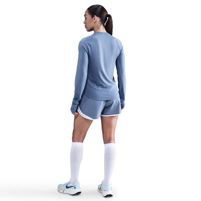 Nike Women's Swift Dri-FIT UV Long-Sleeve Crew-Neck Running Top - World Indigo