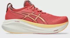 ASICS Women's Nimbus 27 - Dark Pink Clay/Orange Glow