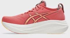 ASICS Women's Nimbus 27 - Dark Pink Clay/Orange Glow