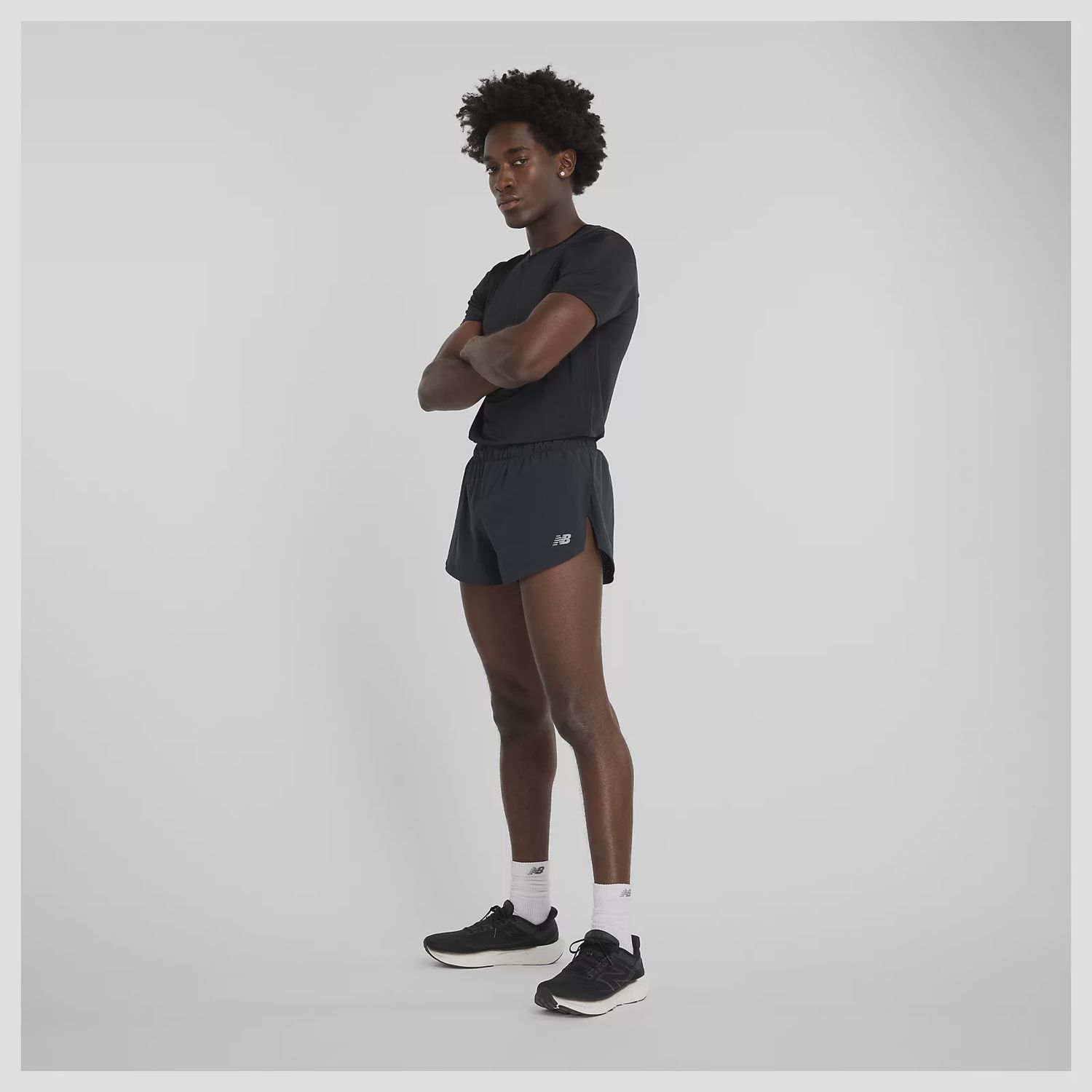 New Balance Men's RC Short 3" - Black