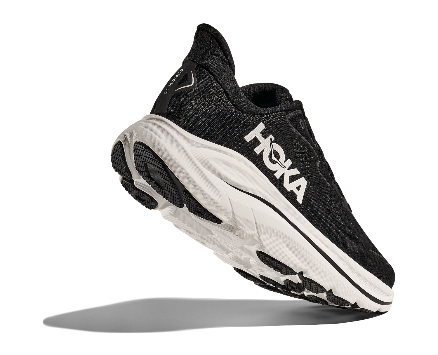 Hoka Women's Clifton 10 Wide - Black/White