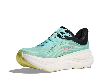 Hoka Women's Bondi 9 Wide - Blue Spark/Mint Fluorite