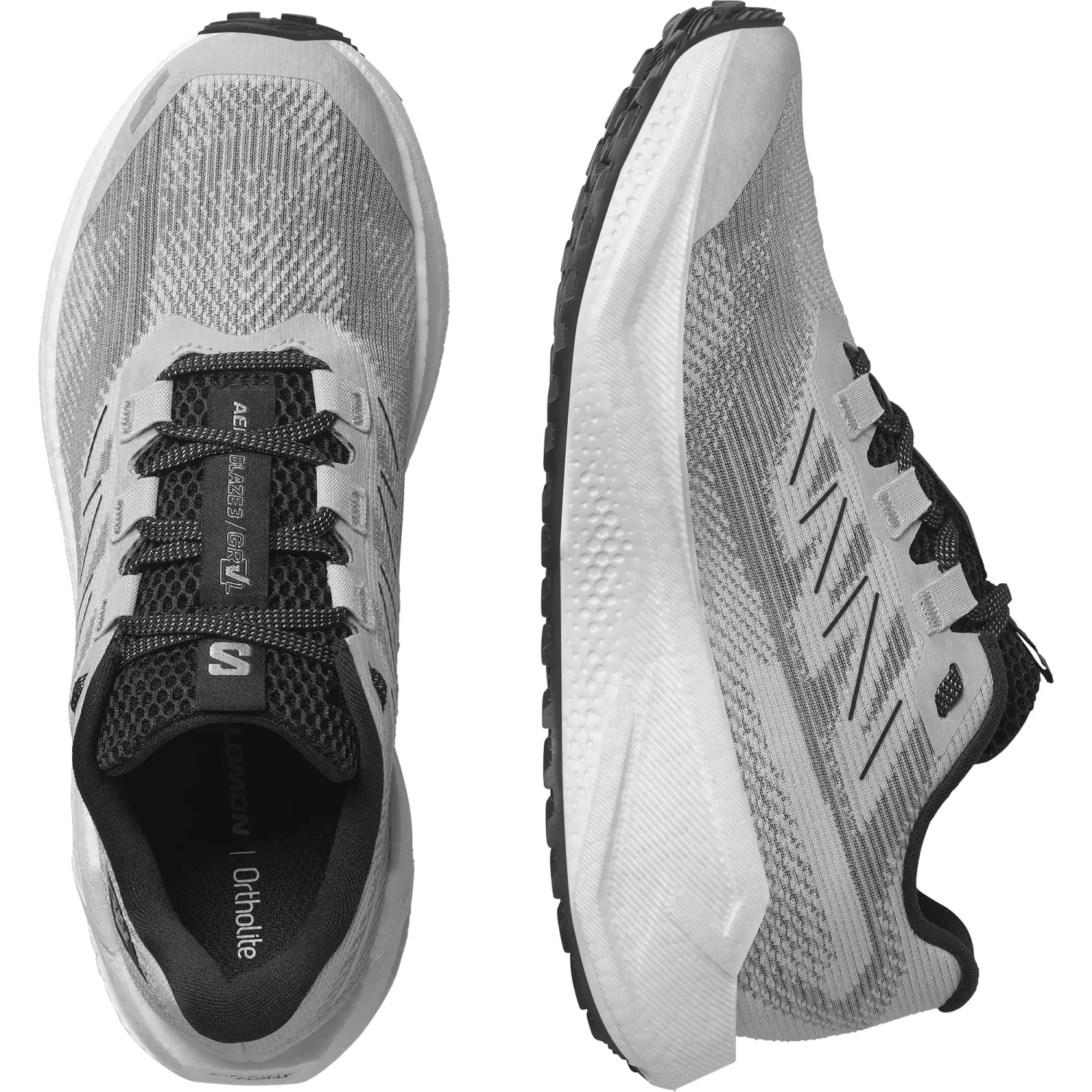 Salomon Men's Aero Blaze 3 GRVL - Lunar Rock/White Black