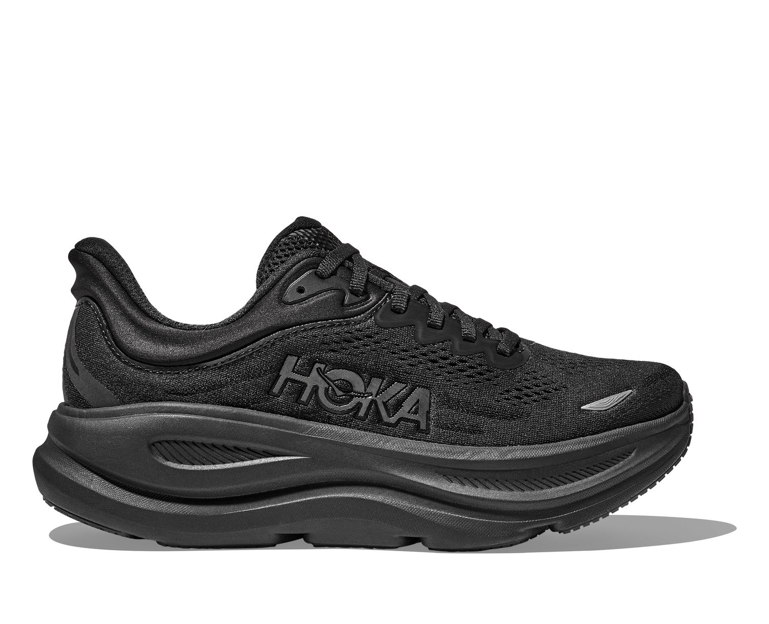 Hoka Men's Bondi 9 Wide - Black/Black