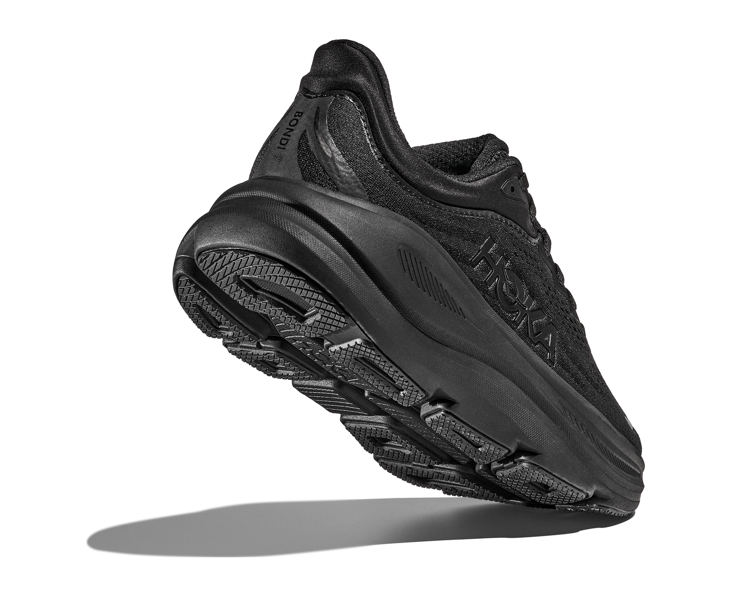 Hoka Men's Bondi 9 Wide - Black/Black