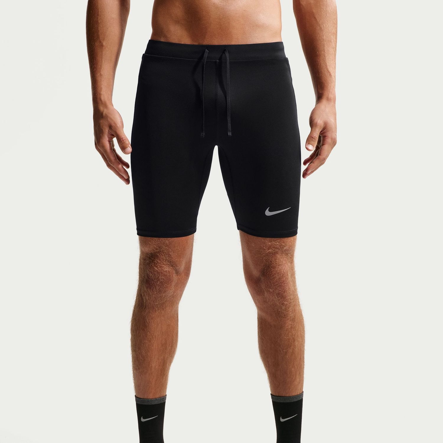 Nike Men's Fast Dri-FIT Brief-Lined Half Tight 9 - Black