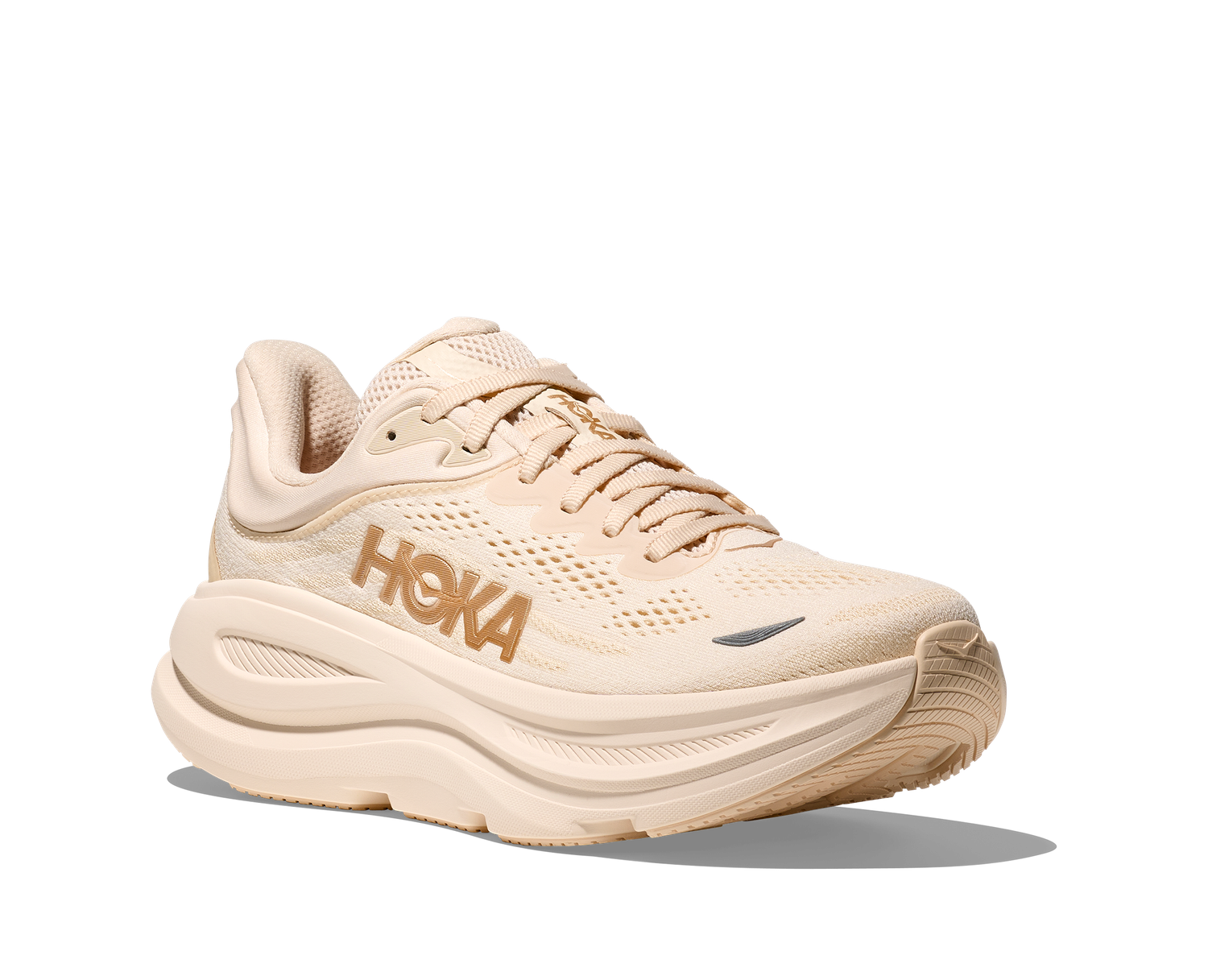 Hoka Women's Bondi 9 Wide - Vanilla/Birch