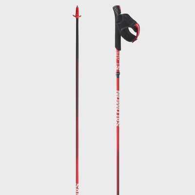 Salomon S/LAB Ultra Carbon Poles - Fiery Red/Black