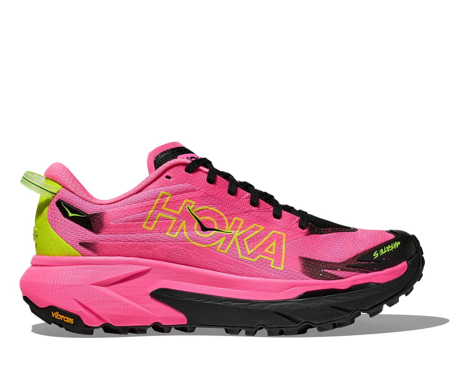 Hoka Women’s Mafate 5 - Neon Rose/Black
