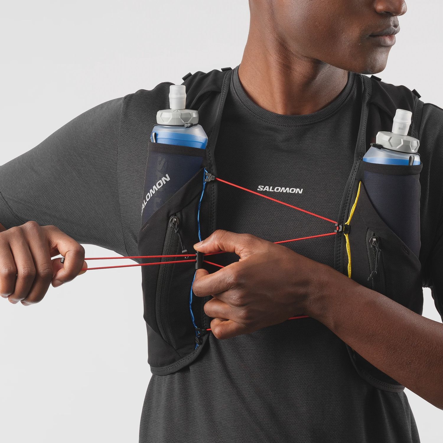 Salomon ADV Skin 12 Race Flag Set - Black/White