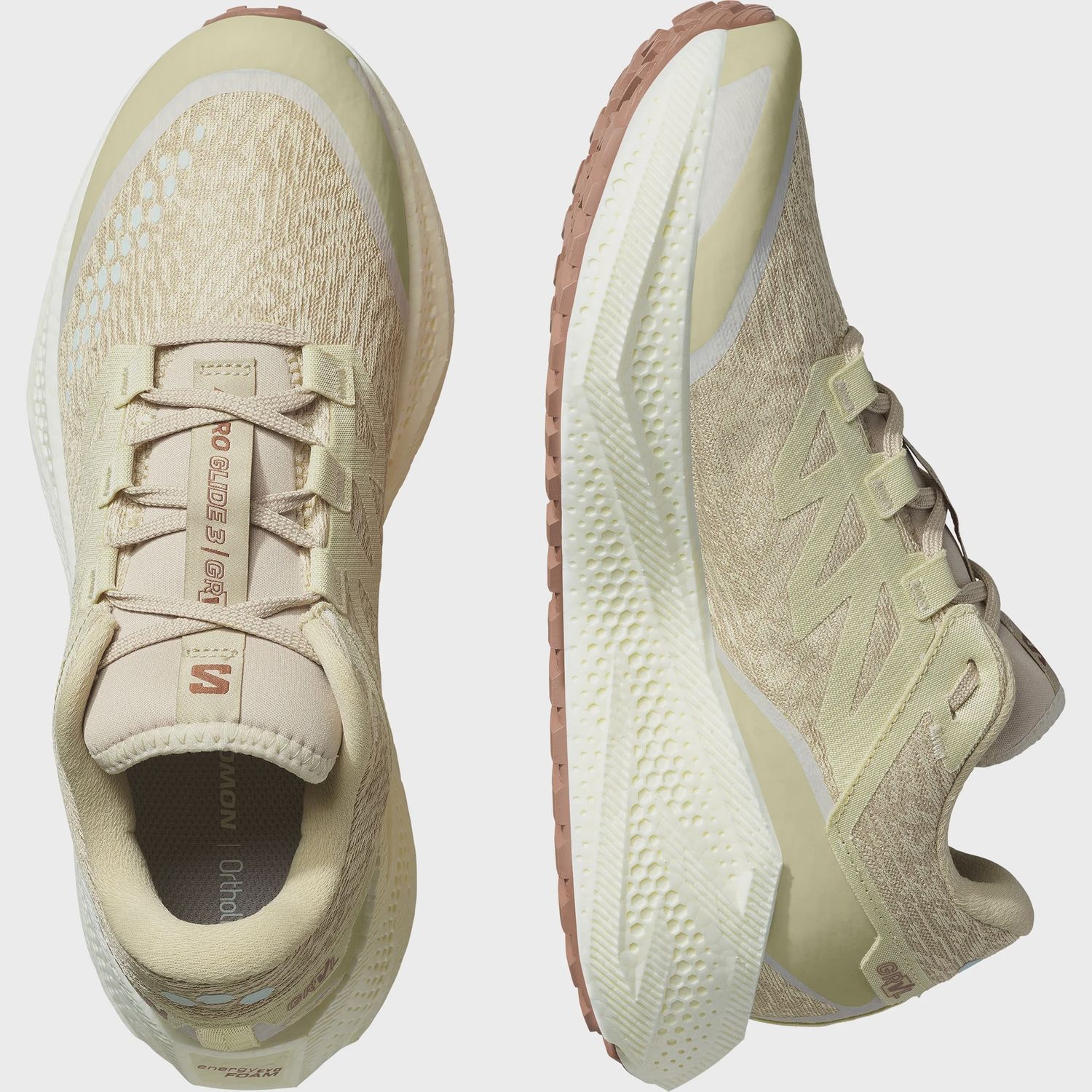 Salomon Men's Aero Glide 3 GRVL - Green Haze / Vanilla Ice / Russet