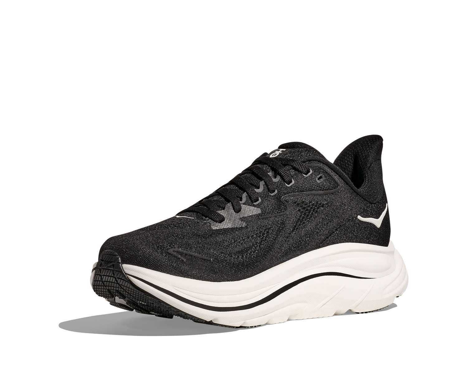 Men's Clifton 10 Wide - Black/White