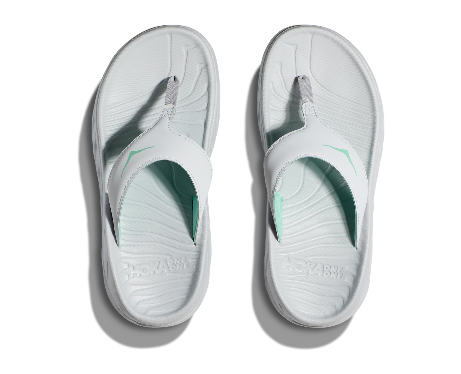 Hoka Women's Ora Recovery Flip 3 - Cosmic Grey/Seafoam