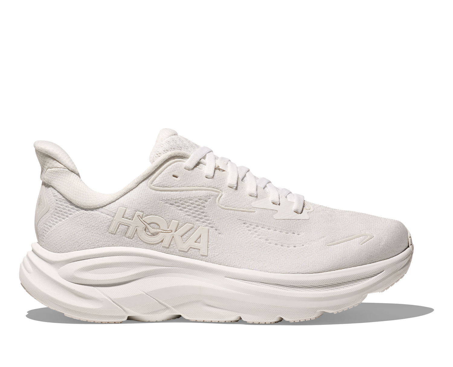 Women's Clifton 10 Wide - White/White
