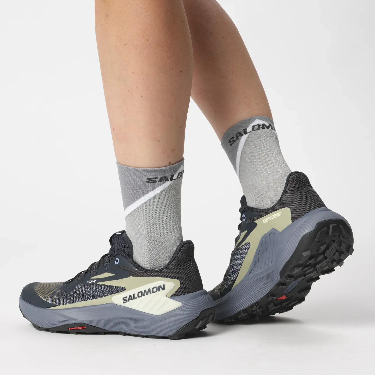 Salomon Women's Genesis - Carbon/Grisaille/Aloewa