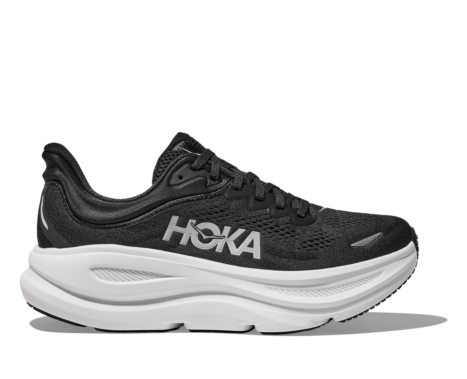 Hoka Women's Bondi 9 Wide - Black/White