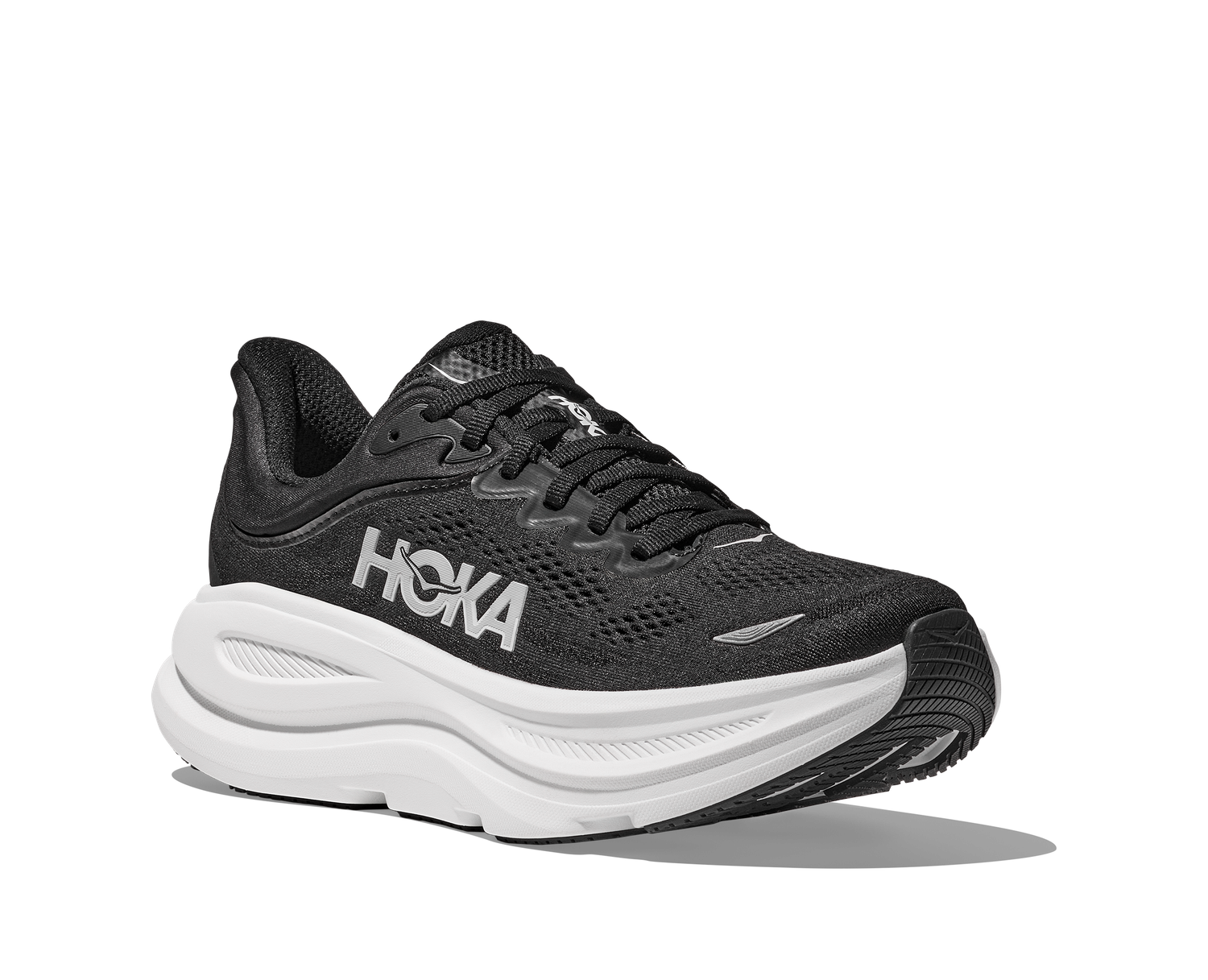 Hoka Women's Bondi 9 Wide - Black/White