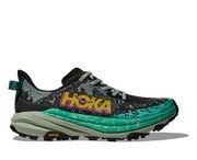 Hoka Women’s Speedgoat 6 - Black/Aloe Vera