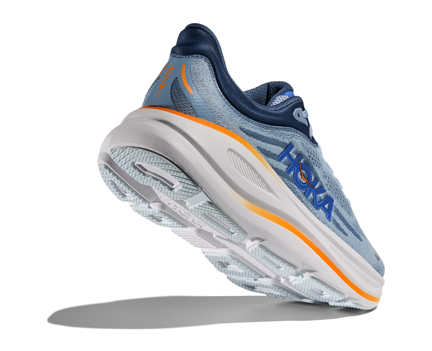 Hoka Men's Bondi 9 Wide - Drizzle/Downpour