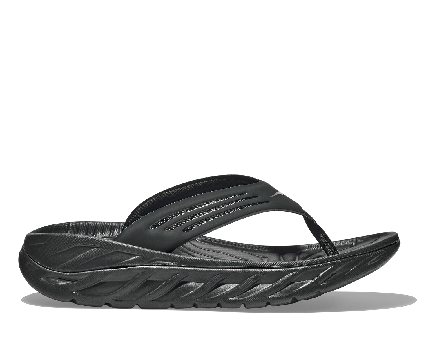 Hoka Men's Ora Recovery Flip 3 - Black /Dark Gull Grey