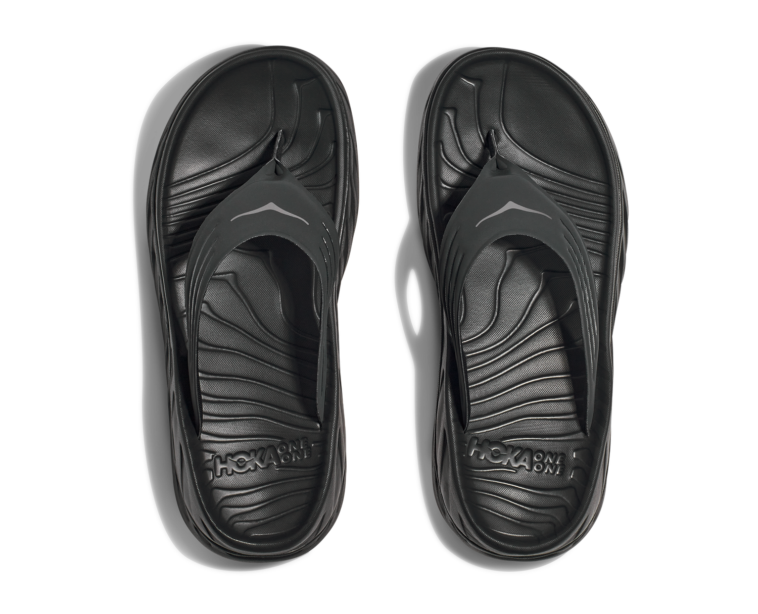 Hoka Men's Ora Recovery Flip 3 - Black /Dark Gull Grey