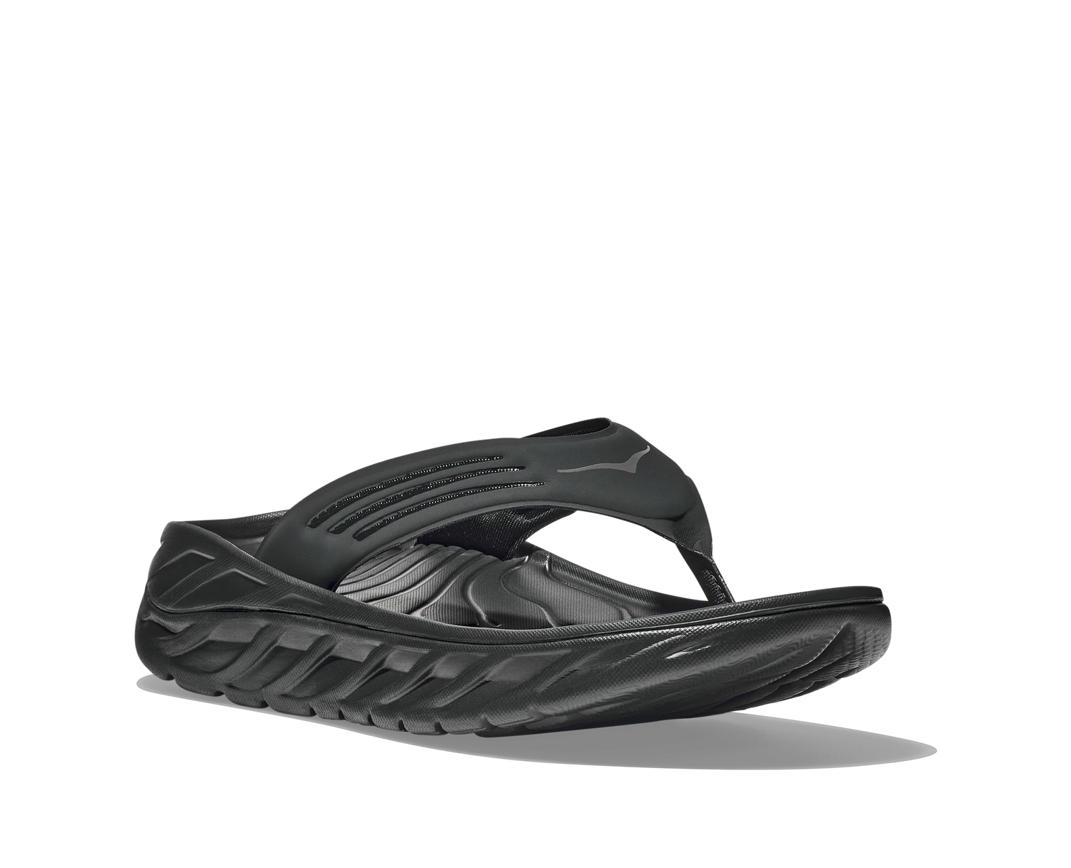 Hoka Men's Ora Recovery Flip 3 - Black /Dark Gull Grey