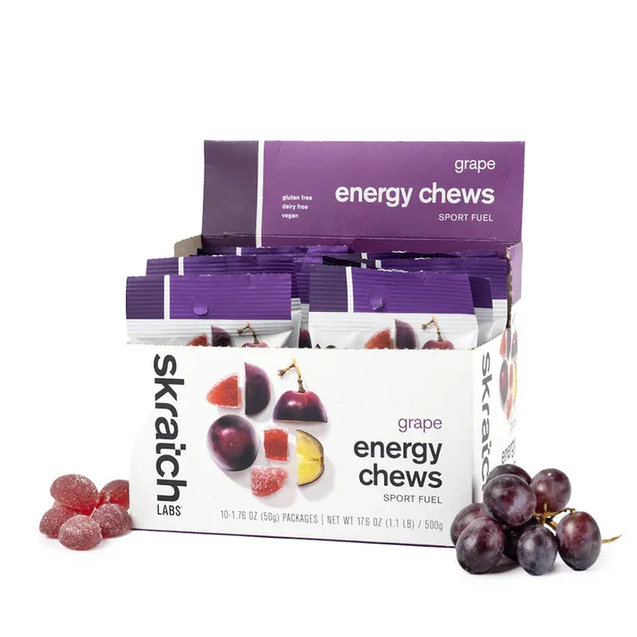 Skratch Labs Energy Chews, Flavor: Grape
