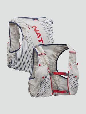 Pinnacle 12 Liter Hydration Vest - Vapor Grey/Ribbon Red