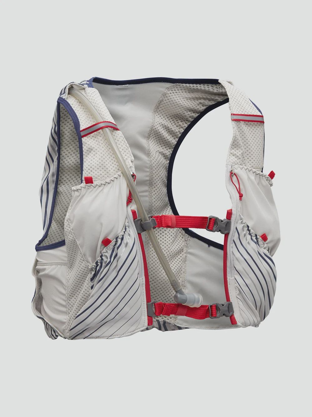 Pinnacle 12 Liter Hydration Vest - Vapor Grey/Ribbon Red