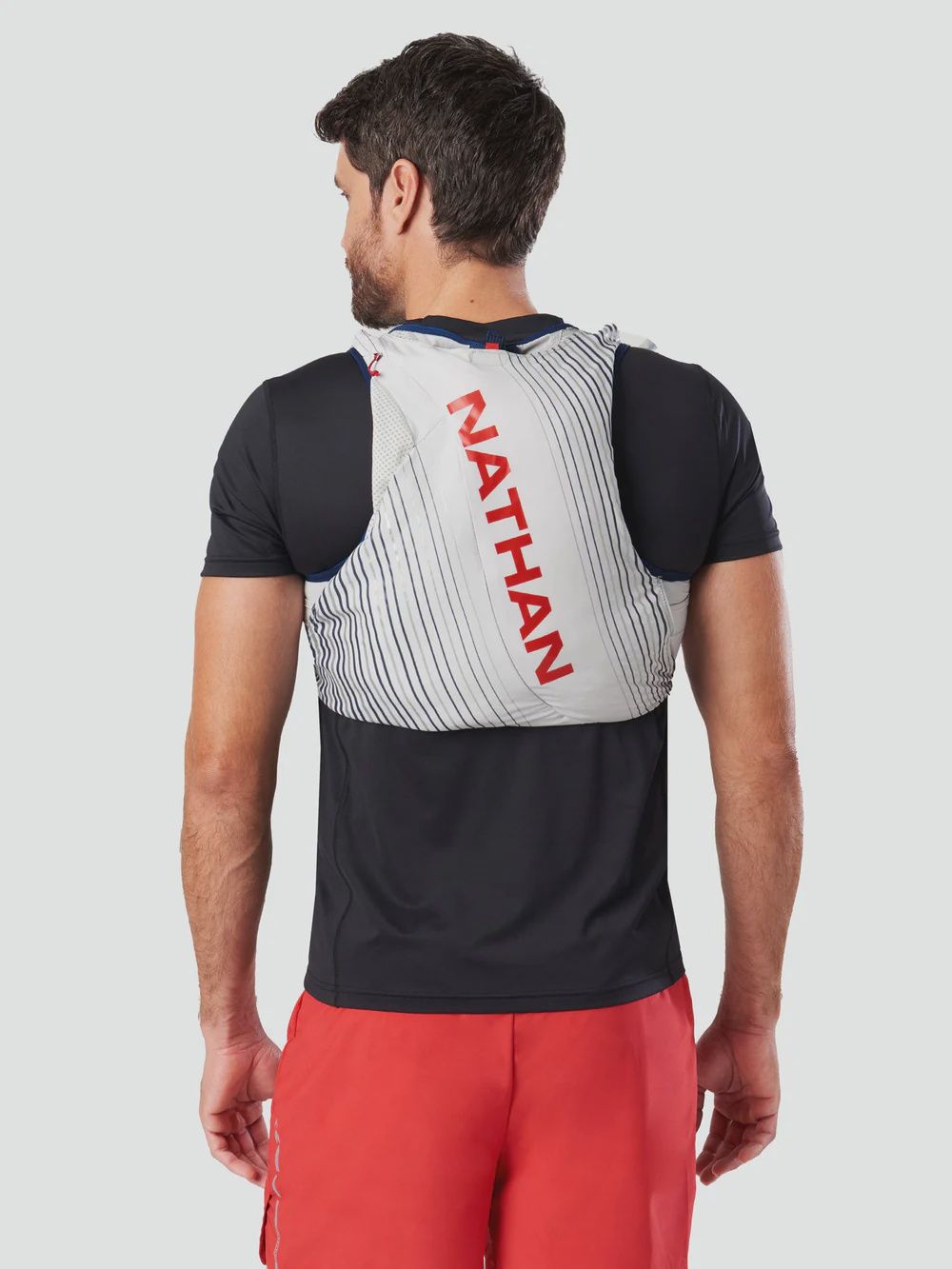 Pinnacle 12 Liter Hydration Vest - Vapor Grey/Ribbon Red