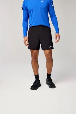 Brooks Men's Journey 7" 2-in-1 Short - Black